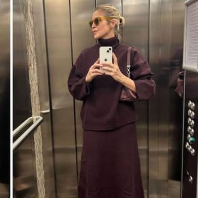 Kelly Rutherford stuns in burgundy, proving it’s the ultimate luxury shade! Don’t miss her latest chic looks that are turning heads and setting trends!