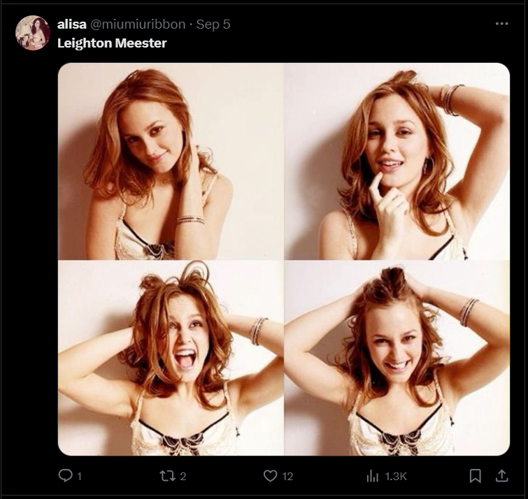Fourshot of Leighton Meester