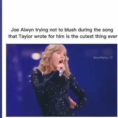 Watch Joe Alwyn blush as he shares a magical moment with Taylor Swift on stage! This adorable duo is stealing hearts—don't miss the enchanting performance! 🌟💖 #couplegoals