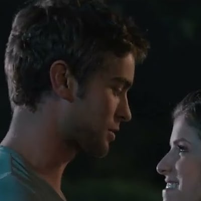 Get ready for sparks to fly! Chace Crawford and Anna Kendrick heat up the screen in a steamy kiss scene from "What to Expect When You're Expecting." Don't miss the magic!